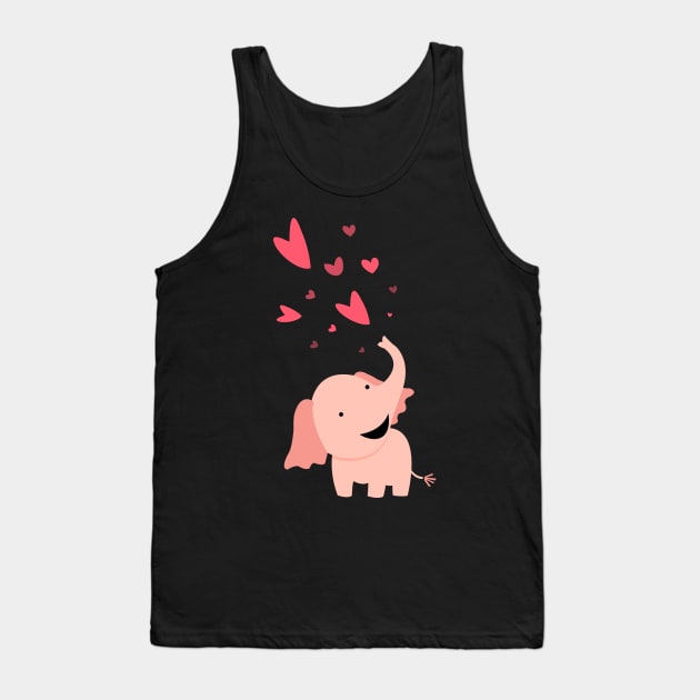 Baby elephant pregnant mommy pregnancy announce Tank Top by MarrinerAlex